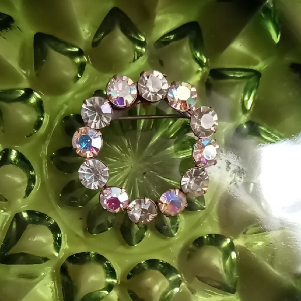 Vintage Aurora Borealis Brooch